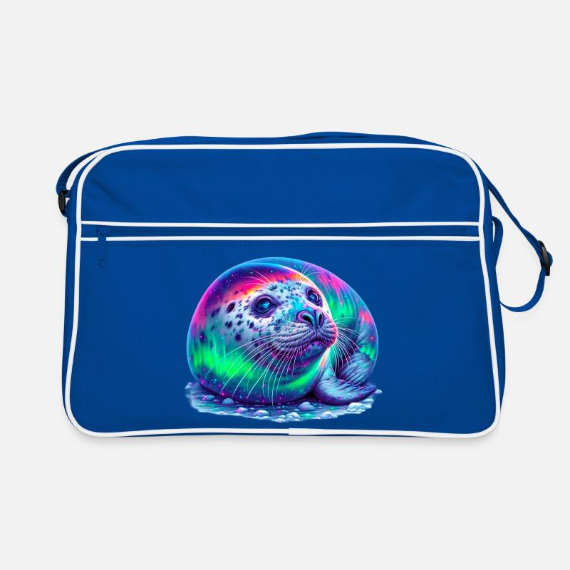 Aurora Borealis Seal Retro Bag