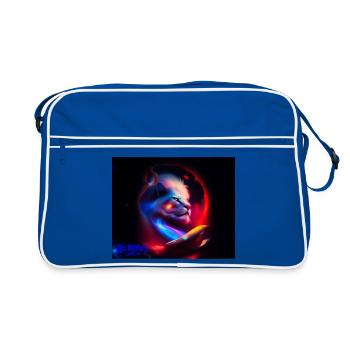 Lion Univers - Retro Bag - blue/white - Front