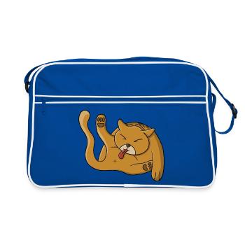 Bath Time - Retro Bag - blue/white - Front