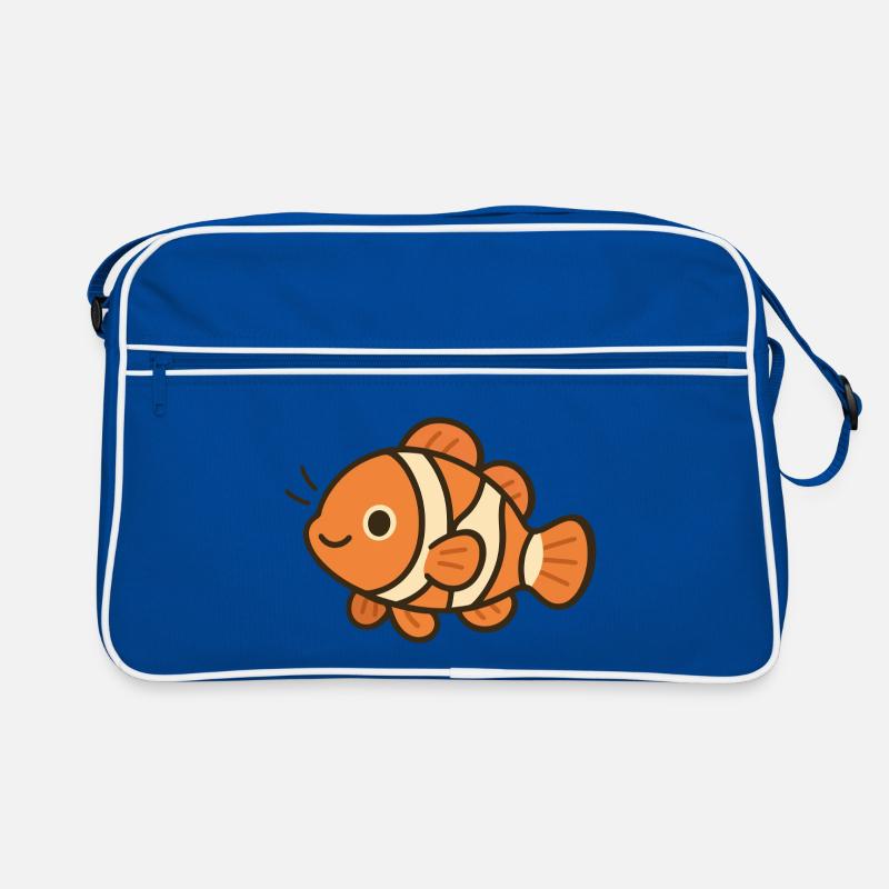 Anemonenfisch - Fröhlicher Riffbewohner Retro Tasche