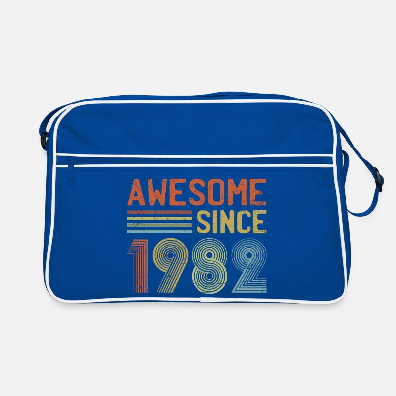 Typographie rétro de célébration de 1982 Sac Retro
