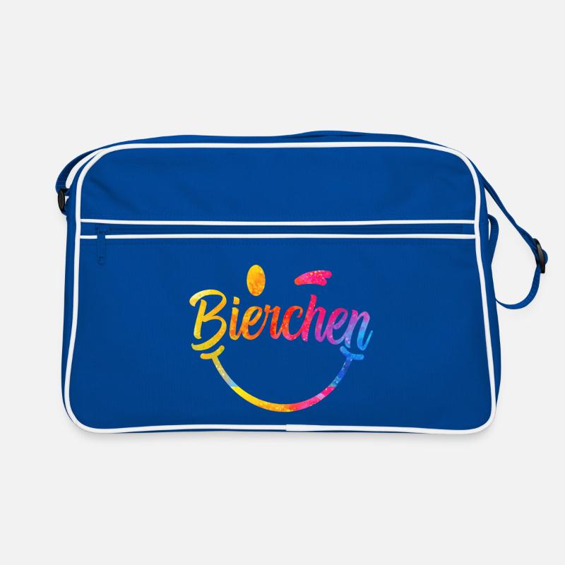 Beer rainbow lettering Retro Bag