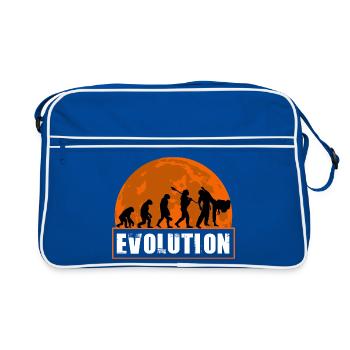 Judo Evolution Martial Arts Lover Judo Player - Retro Bag - blue/white - Front
