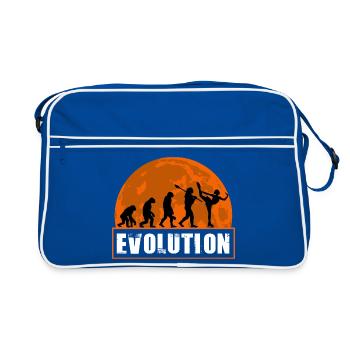 Evolution of Figure Skating Retro Figure Skater - Retro Bag - blue/white - Front