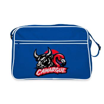 Camargue - Retro Bag - blue/white - Front