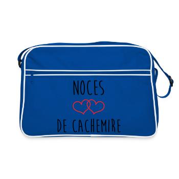 Noces de cachemire 47 ans de mariage - Sac Retro - bleu/blanc - Devant