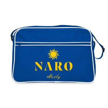 Soleil de Sicile Naro, - Sac Retro - bleu/blanc - Devant