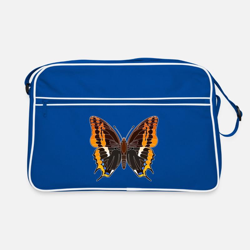 Strawberry tree butterfly Retro Bag