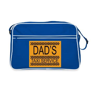 Le service de taxi de papa - Sac Retro - bleu/blanc - Devant