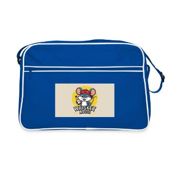 Mouse - Retro Tasche - Blau/Weiß - Vorne