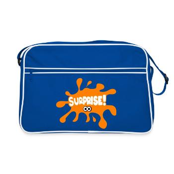 Surprise! - Retro Bag - blue/white - Front