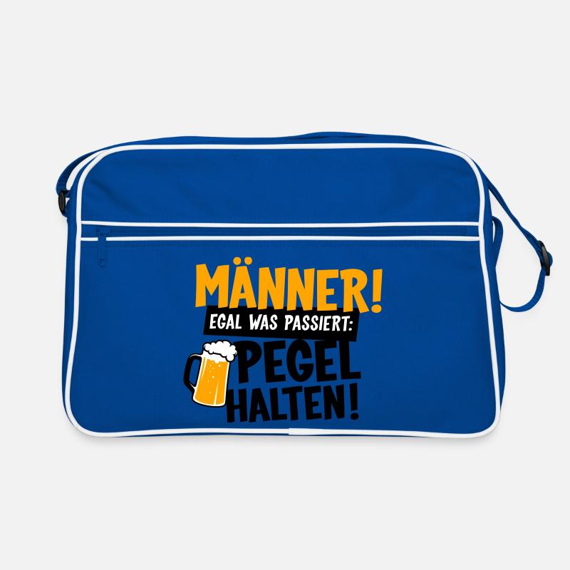 Männer Pegel halten Retro Tasche