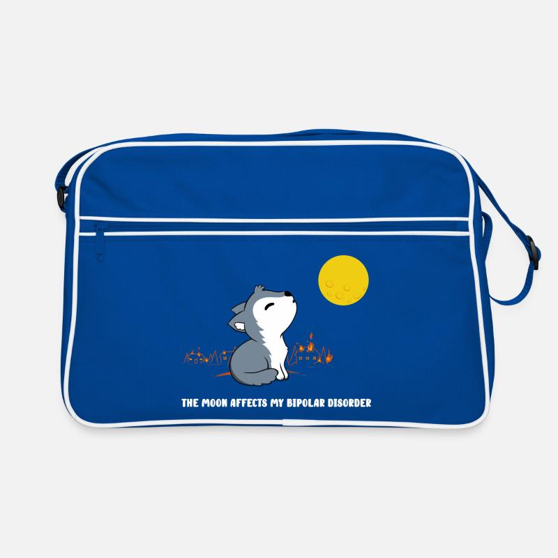 The moon affects my bipolar disorder Retro Tasche