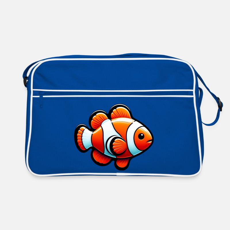 Clownfisch Retro Tasche