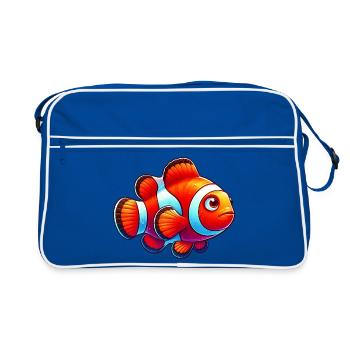 Clownfish - Retro Bag - blue/white - Front