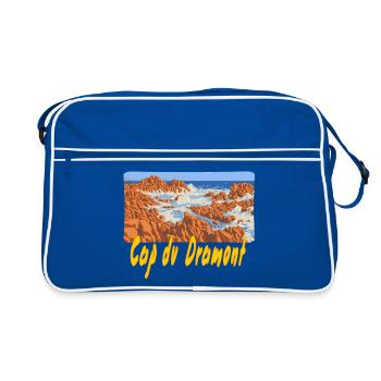 Cap du Dramont - Retro Tasche - Blau/Weiß - Vorne