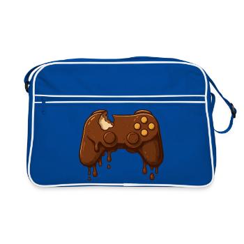 Chocolate Gamepad Drops - Retro Bag - blue/white - Front