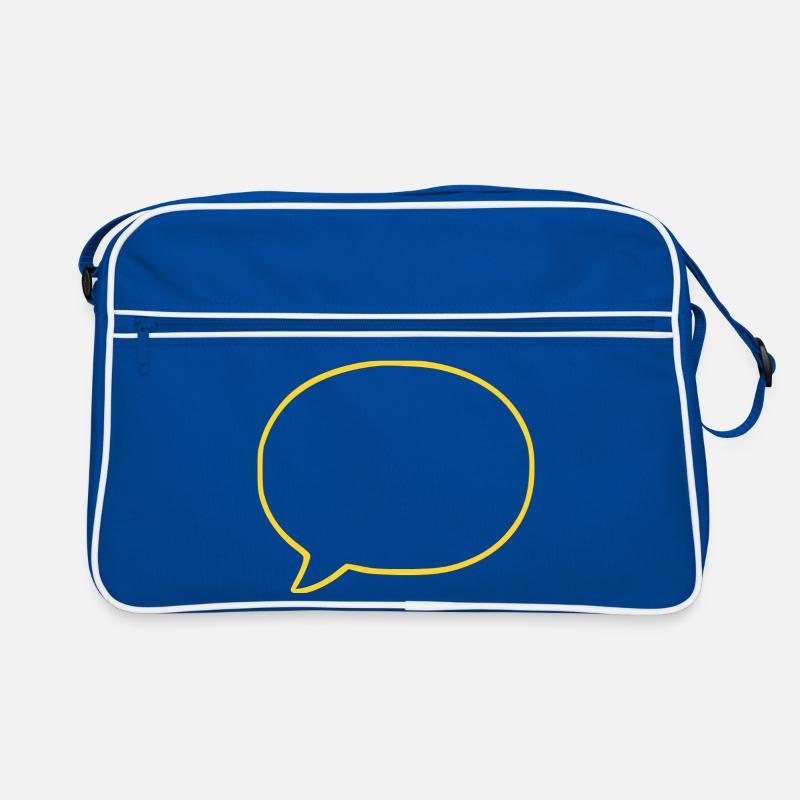 Personalize your own speech bubble comic Retro Bag