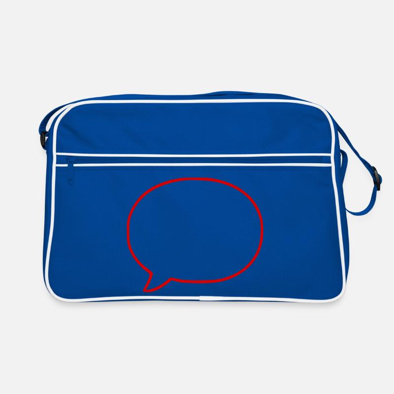 Personalize your own speech bubble comic Retro Bag