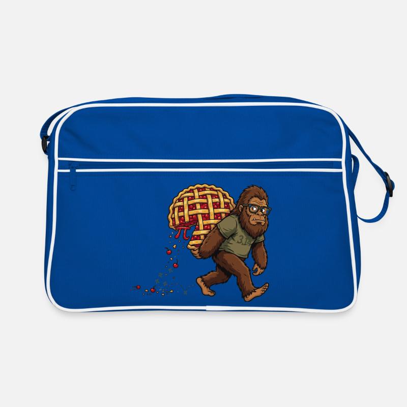 Math Humor – Bigfoot Pie Thief Pi Retro Bag