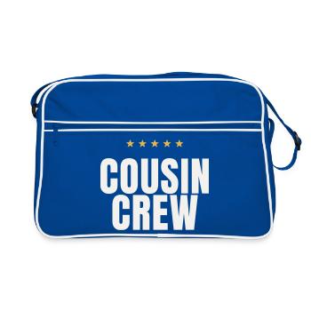 Réunion de Cousin Crew Cousins Family Matching - Sac Retro - bleu/blanc - Devant