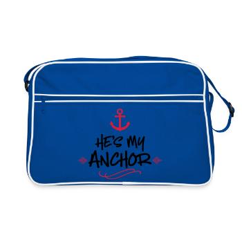 wedding - Retro Bag - blue/white - Front