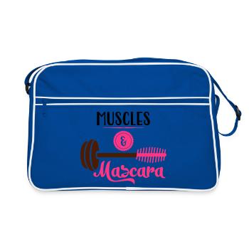 fitness - Retro Bag - blue/white - Front