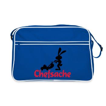 jardin - Sac Retro - bleu/blanc - Devant