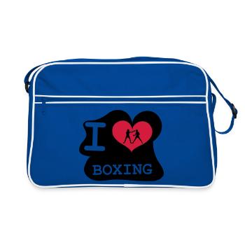 I Love Boxing - Sac Retro - bleu/blanc - Devant