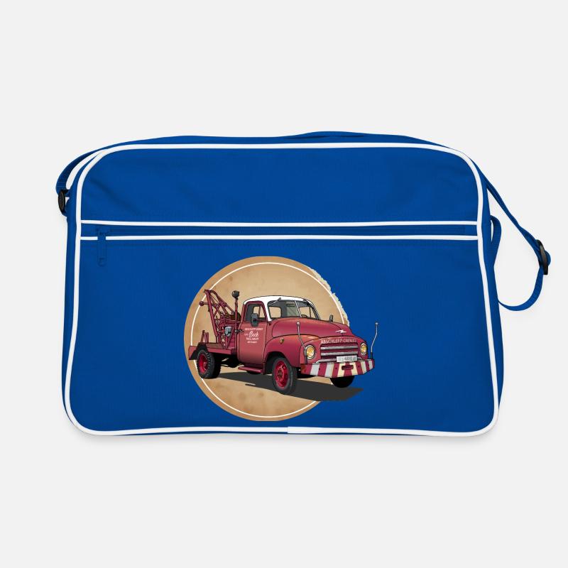 Abschleppwagen Oldtimer Retro Tasche