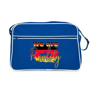 We are reality - Brandenburg Gate - Retro Bag - blue/white - Front
