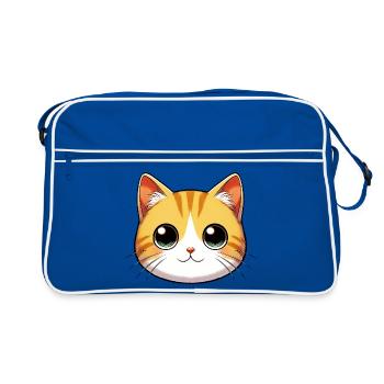 Chat - Sac Retro - bleu/blanc - Devant