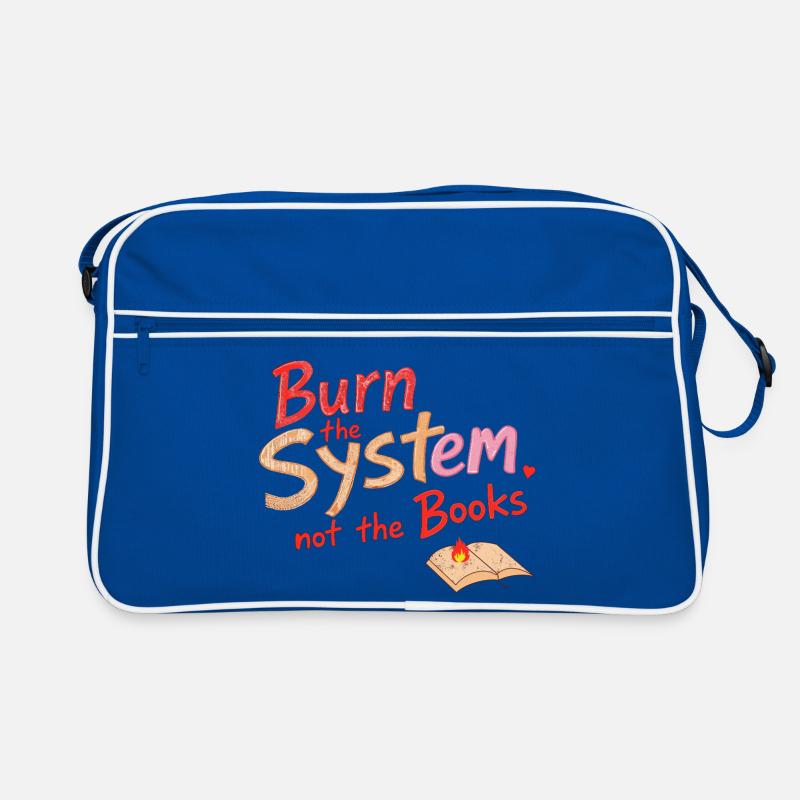 Verbrenne das System Retro Tasche