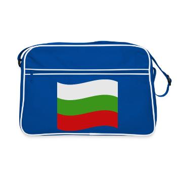 Drapeau bulgare - Sac Retro - bleu/blanc - Devant
