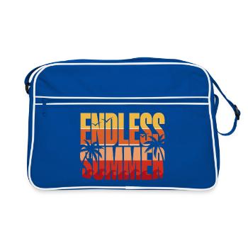 Endless Summer Palm Trees - Retro Bag - blue/white - Front