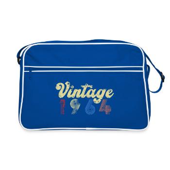 Vintage 1964 - Sac Retro - bleu/blanc - Devant