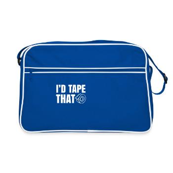 Tape Adhesive Tape Bandage DIY Sport Physio - Retro Bag - blue/white - Front