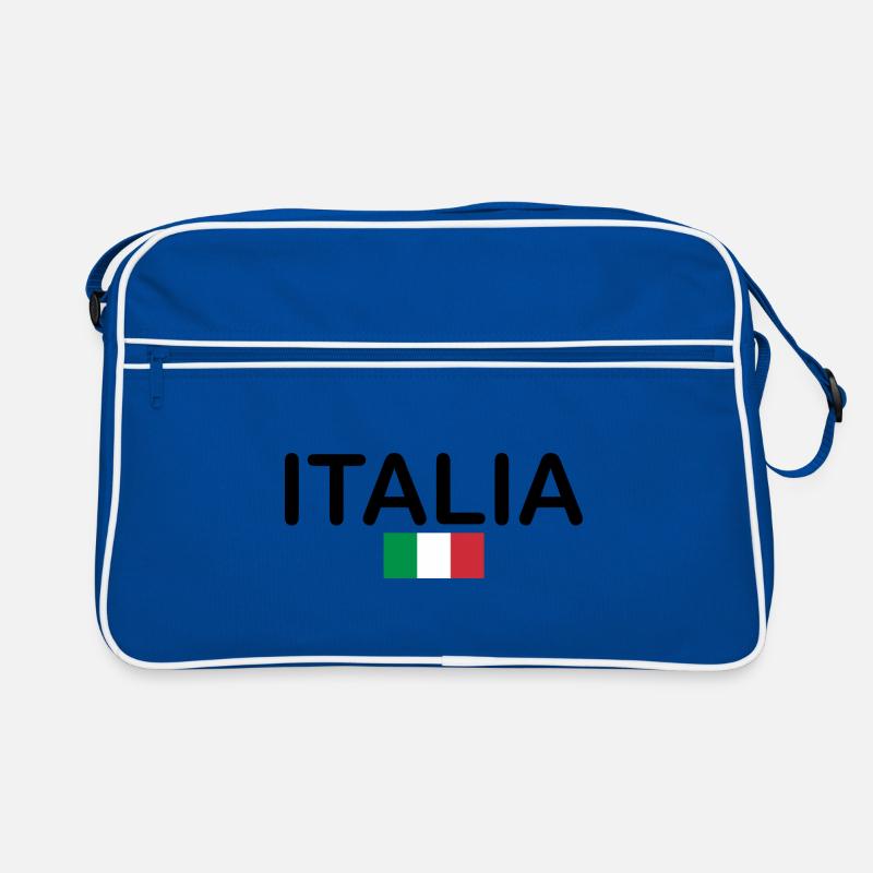 Italy - Retro Bag - blue/white