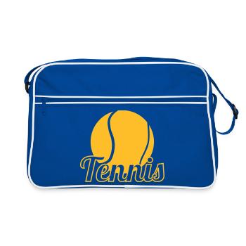 Tennis - Sac Retro - bleu/blanc - Devant