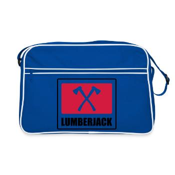 Lumberjack - Sac Retro - bleu/blanc - Devant
