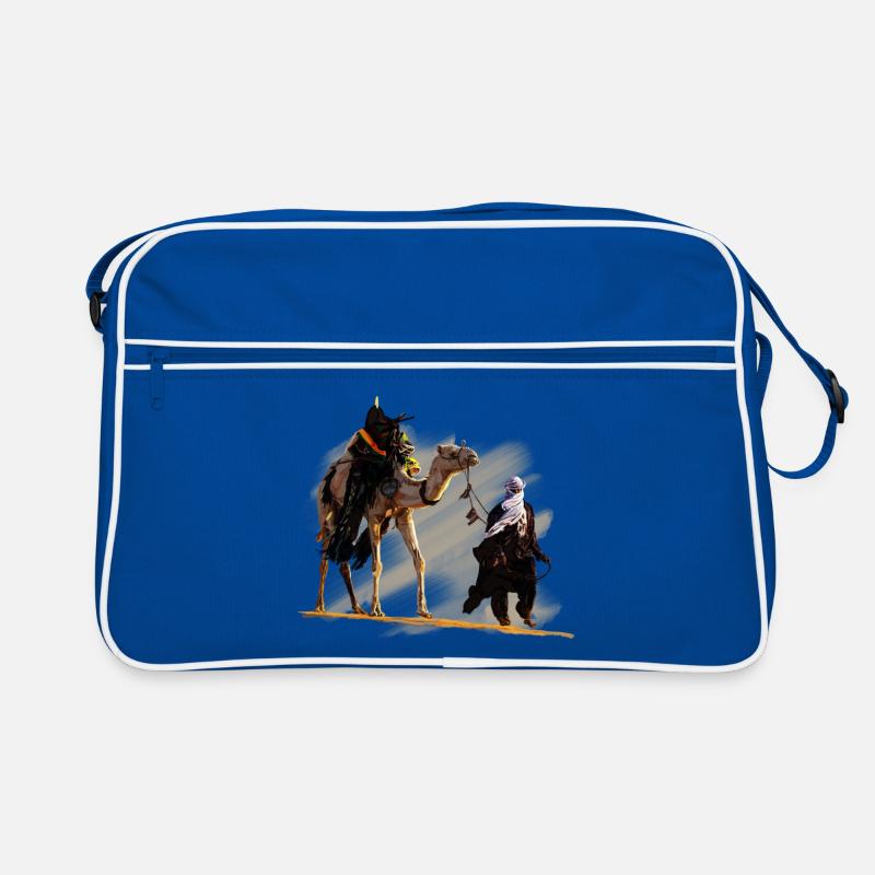 Beduin mit Kamel Retro Tasche