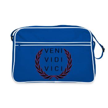 Veni Vidi Vici - Sac Retro - bleu/blanc - Devant