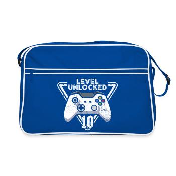 Contrôleur Level Unlocked 10 - Sac Retro - bleu/blanc - Devant