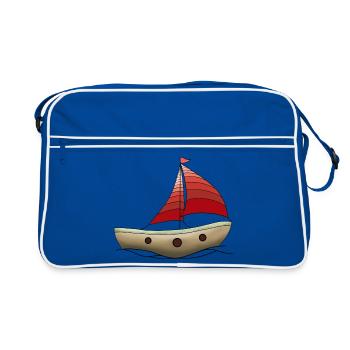 Bateau - Sac Retro - bleu/blanc - Devant