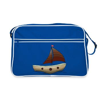 Bateau - Sac Retro - bleu/blanc - Devant