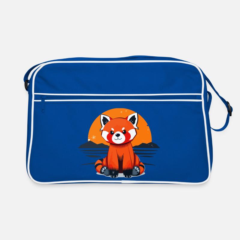 Charming Red Panda Retro Bag