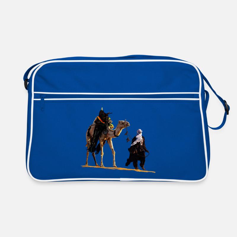 Beduin mit Kamel Retro Tasche