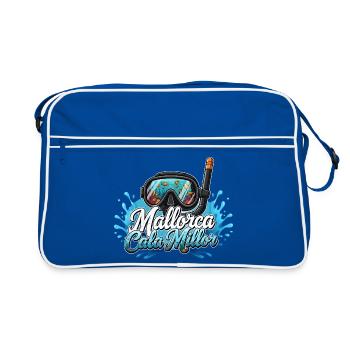 Plongée de rêve Cala Millor - Sac Retro - bleu/blanc - Devant
