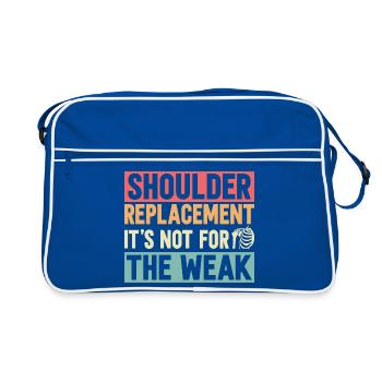 Shoulder Replacement - Retro Bag - blue/white - Front