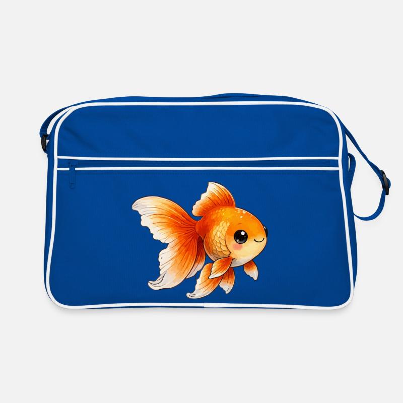 Illustration de poisson rouge Sac Retro